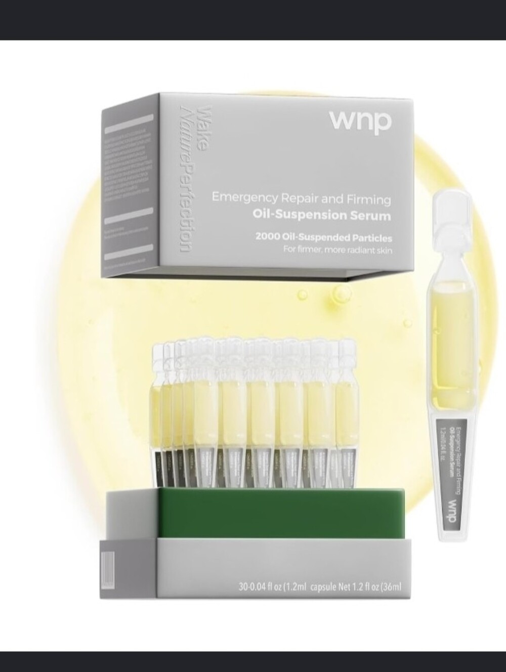 WNP Wake Nature Perfection Emergency Repair and Firming Oil-Suspension Serum